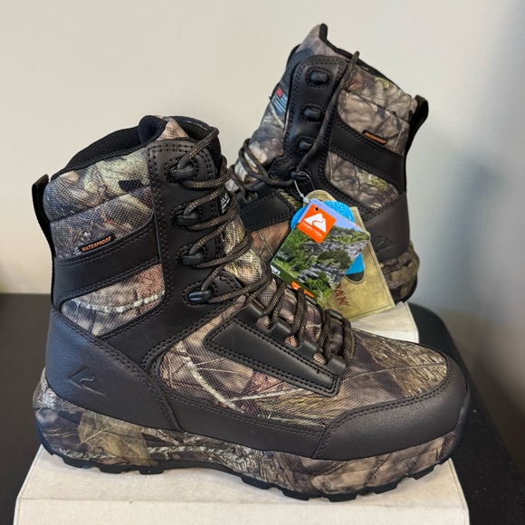 Ozark Trail , Mossy Oak  Waterproof Hiking Boots men’s, size 8 - Picture 1 of 12